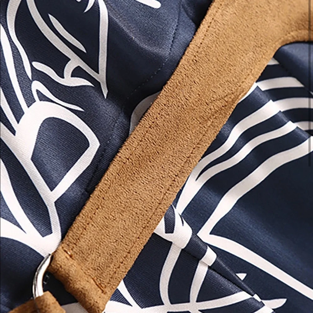 Equestrian A line belted dress - Picture 6 of 8